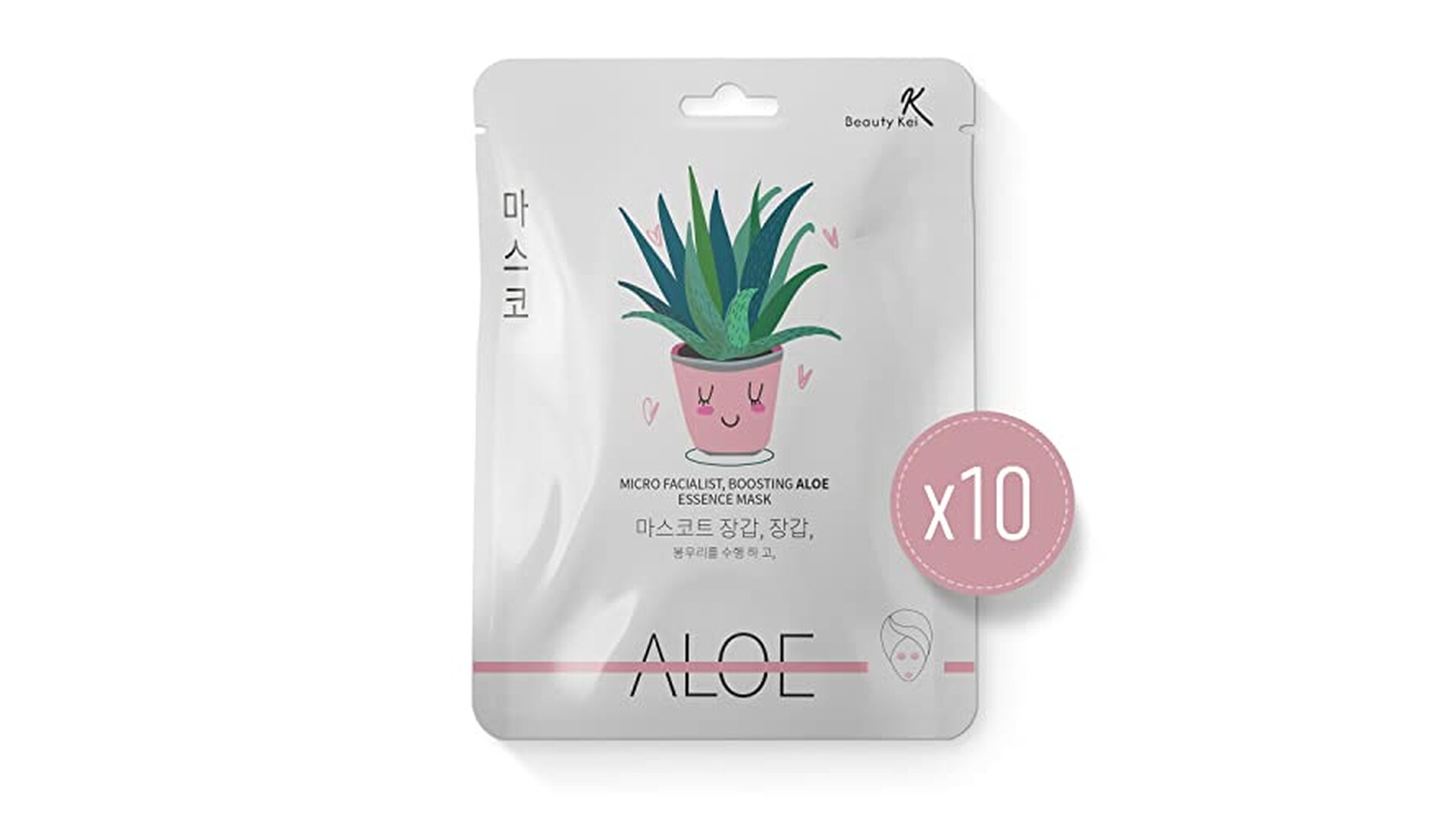 BeautyKei Maschera Viso Idratante Aloe Vera