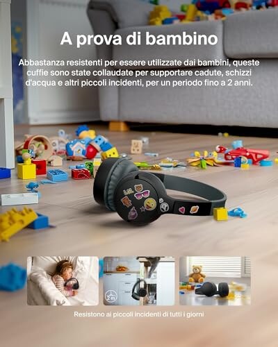 Belkin SoundForm Mini Cuffie Wireless per Bambini - immagine 4