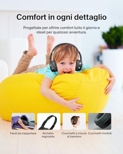Belkin SoundForm Mini Cuffie Wireless per Bambini - immagine 6