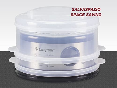 Beper Vaporiera Elettrica 5 Litri con Timer - immagine 3