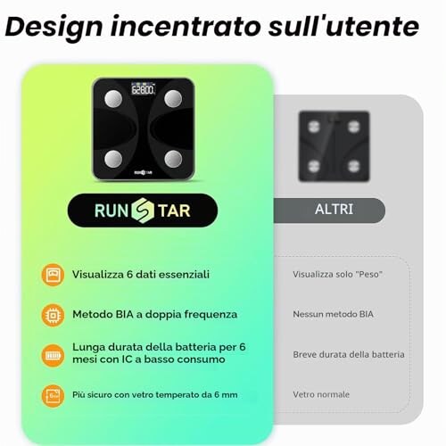 Bilancia Pesapersone Smart RunStar con Ampio Display - immagine 4
