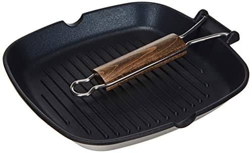 Bistecchiera Antiaderente Pieghevole 26x26 cm Home - immagine 3