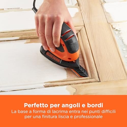 BLACK+DECKER Levigatrice Mouse 55W con 15 Accessori - immagine 9