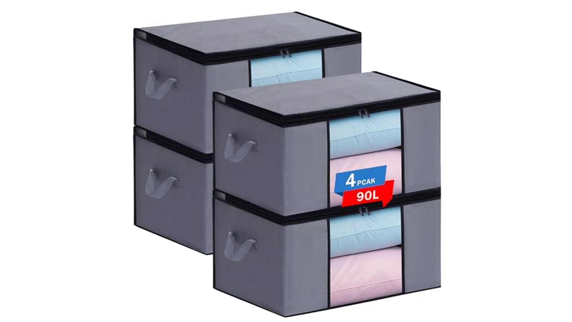 Boic 4 Scatole Salvaspazio 90L per Armadio