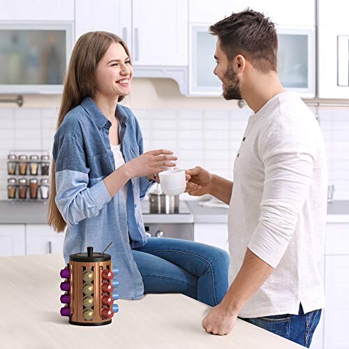 bonVIVO Kafono Porta Capsule Caffè Rotante - immagine 1
