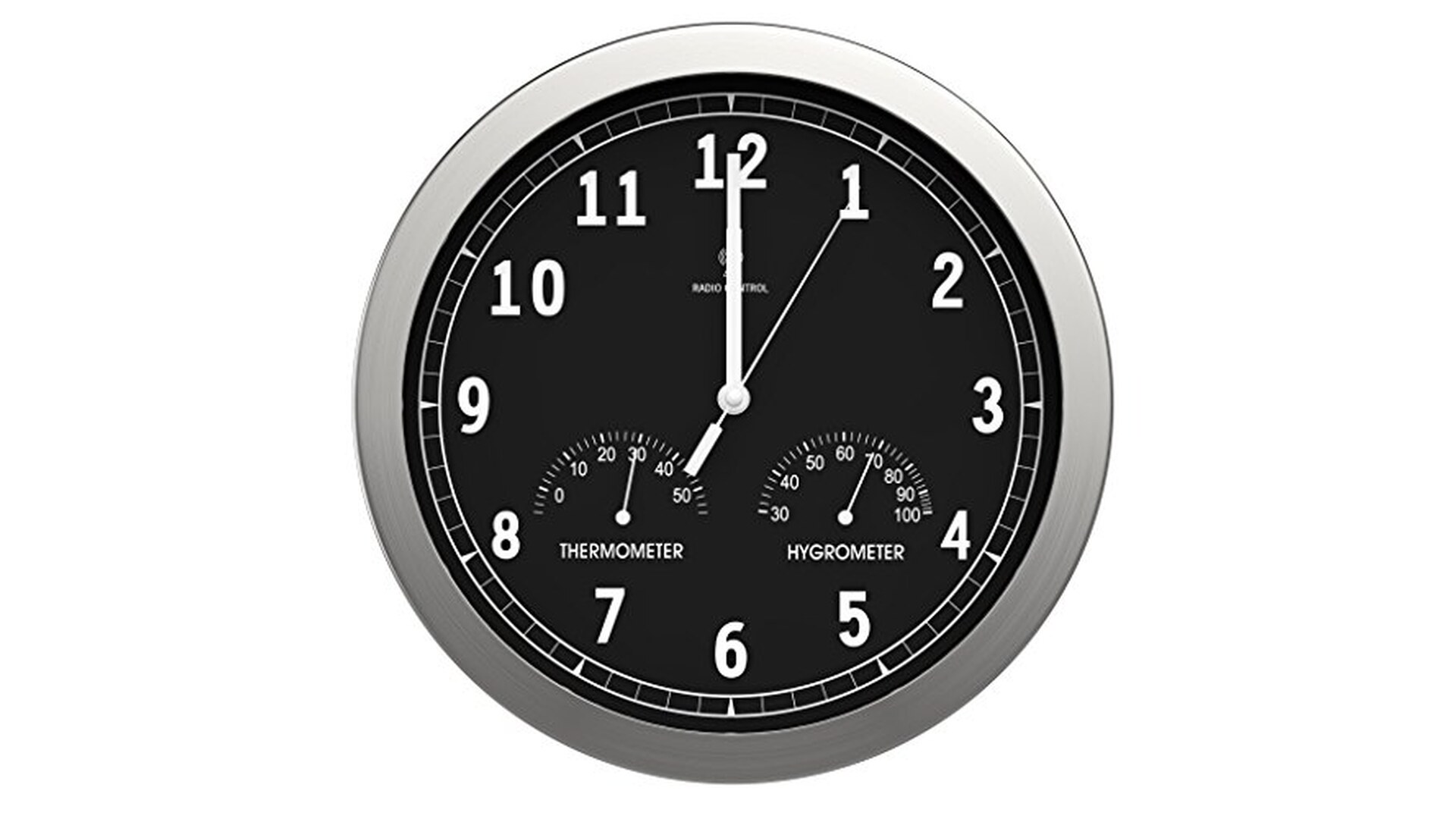 bonVIVO Orologio da Parete Radiocontrollato 30cm