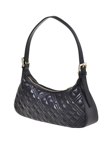 Borsa Quilted PU Nera Love Moschino - immagine 2