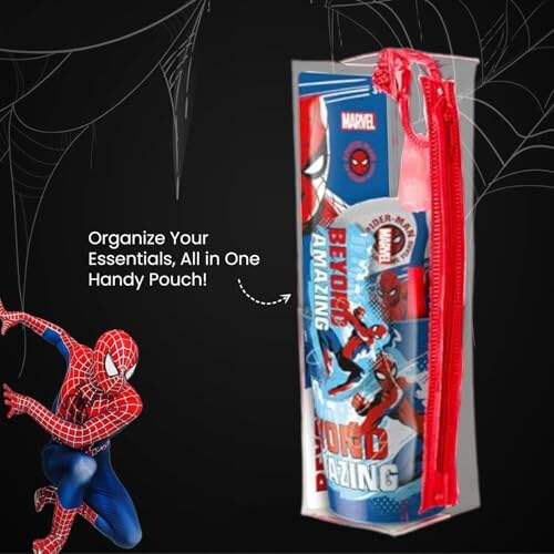 Borsa da Toilette Spiderman con Accessori - immagine 6