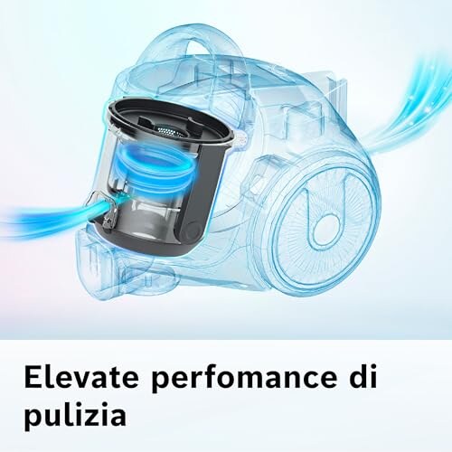 Bosch BGS05X240 Aspirapolvere Compatto Senza Sacco - immagine 9