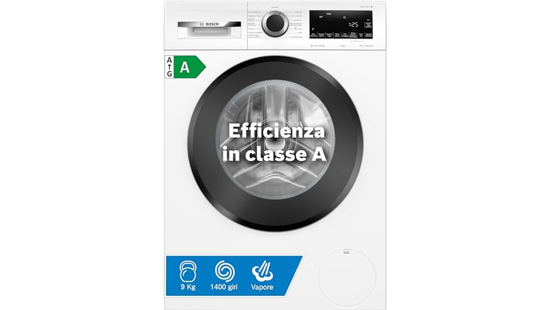 Bosch Serie 6 Lavatrice 9 kg 1400 rpm