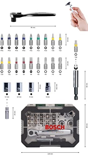 Bosch Set 26 Pz. Bit di Avvitamento - immagine 1