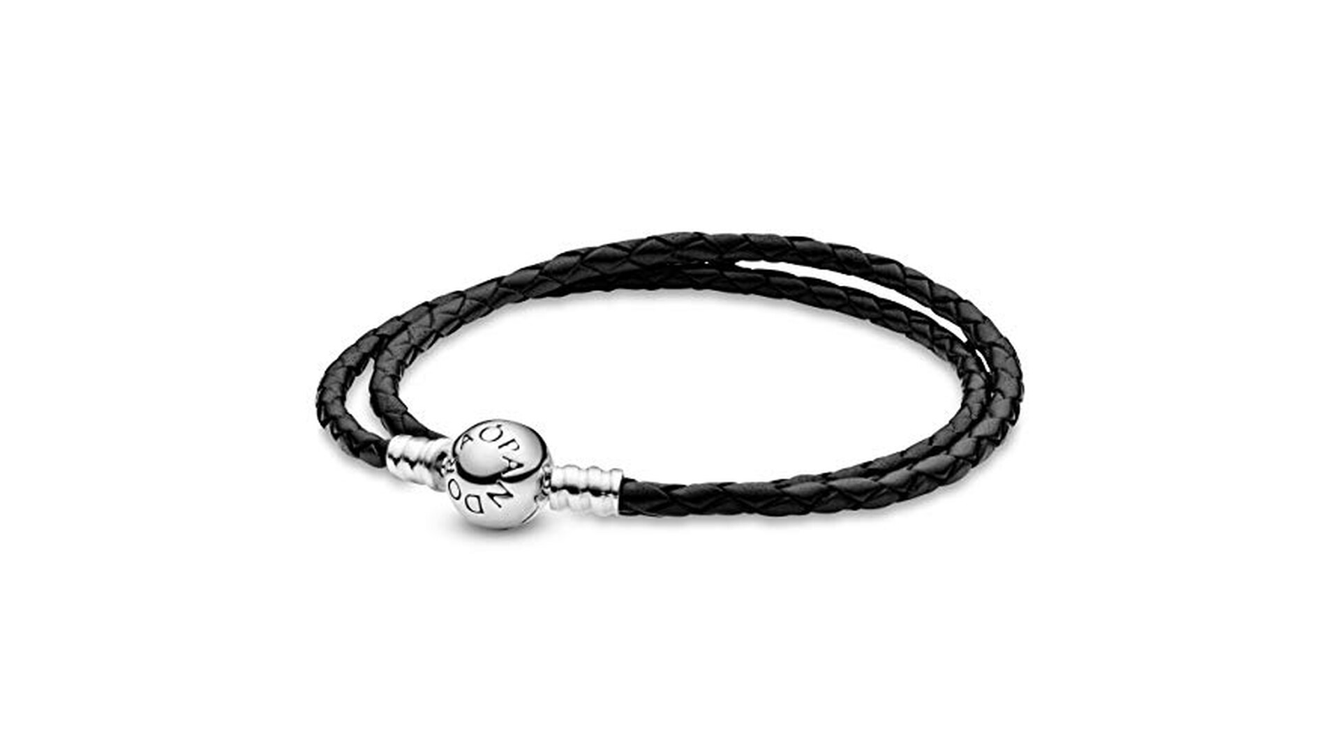 Bracciale Pandora Moments in Pelle e Argento