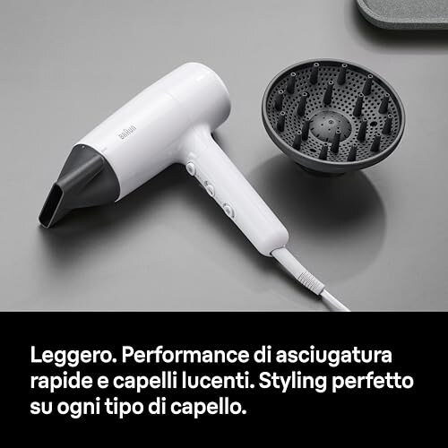 Braun HD2.21 Asciugacapelli 2200W con Diffusore - immagine 6