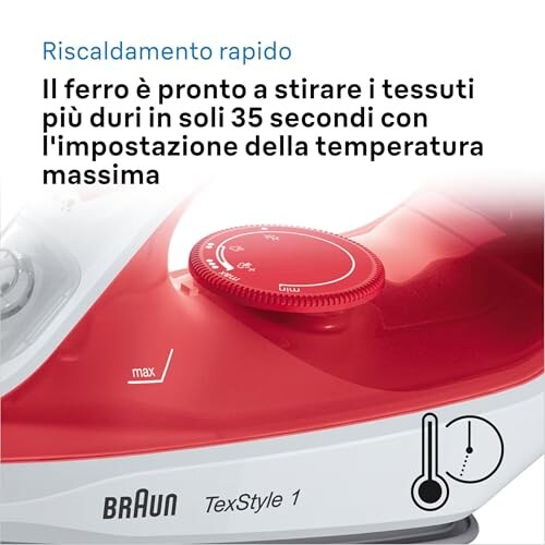 Braun TexStyle 1 Ferro da Stiro a Vapore 1900W - immagine 6