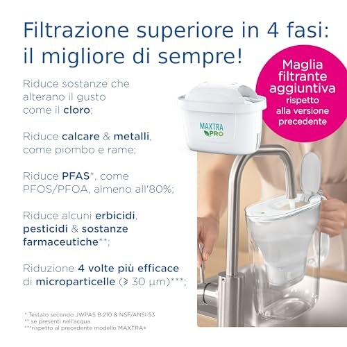 BRITA Caraffa Filtrante Marella con Filtro Pure Performance - immagine 4