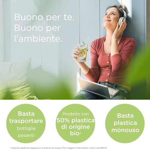 BRITA Caraffa Filtrante Marella con Filtro Pure Performance - immagine 6