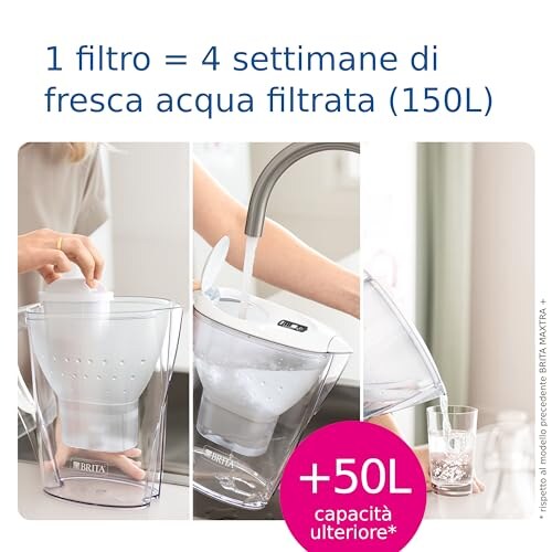 BRITA Caraffa Filtrante Marella con Filtro Pure Performance - immagine 7