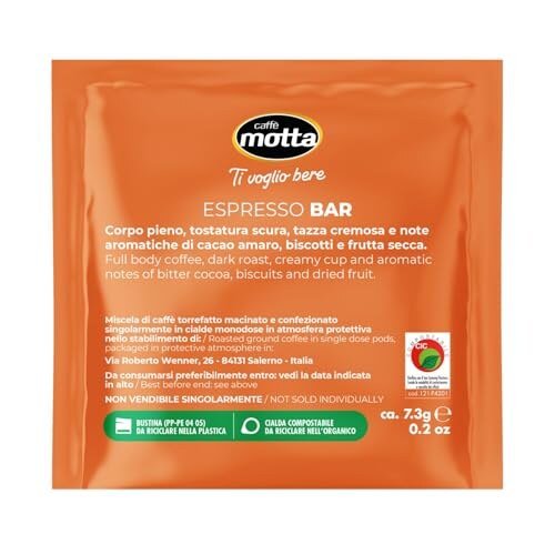 Caffè Motta Cialde Compostabili Espresso Bar - immagine 3