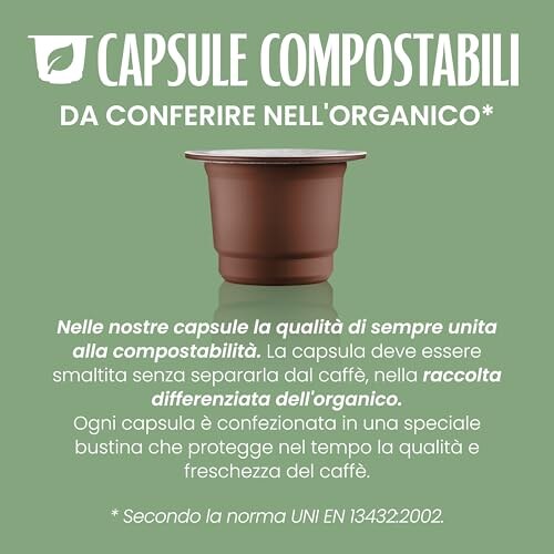 Caffè Vergnano 1882 Èspresso Cremoso, 100 Capsule - immagine 2