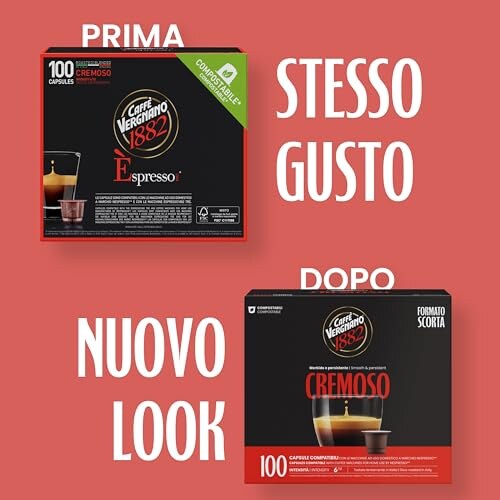 Caffè Vergnano 1882 Èspresso Cremoso, 100 Capsule - immagine 3