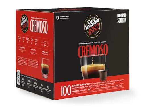 Caffè Vergnano 1882 Èspresso Cremoso, 100 Capsule - immagine 6
