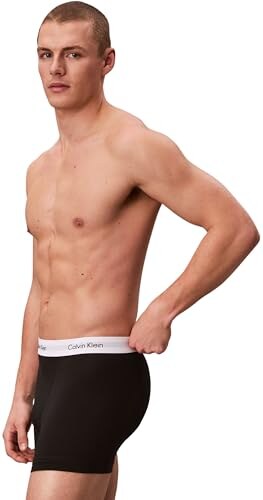 Calvin Klein Boxer Intimo 3 Pezzi Nero XL - immagine 5