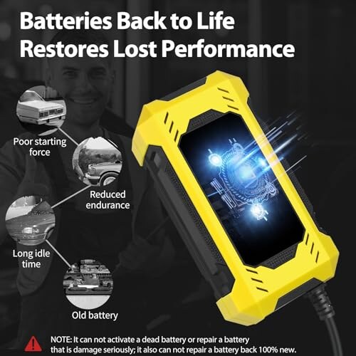 Caricabatterie Auto Intelligente 12V 6A FAFAMIYA - immagine 3