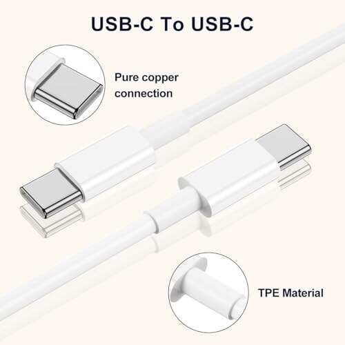 Caricatore 20W con Cavo USB-C per iPhone e iPad - immagine 4
