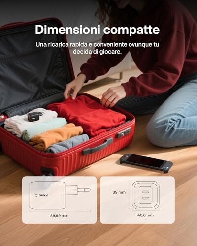 Caricatore Doppio USB-C 65W Belkin - immagine 4