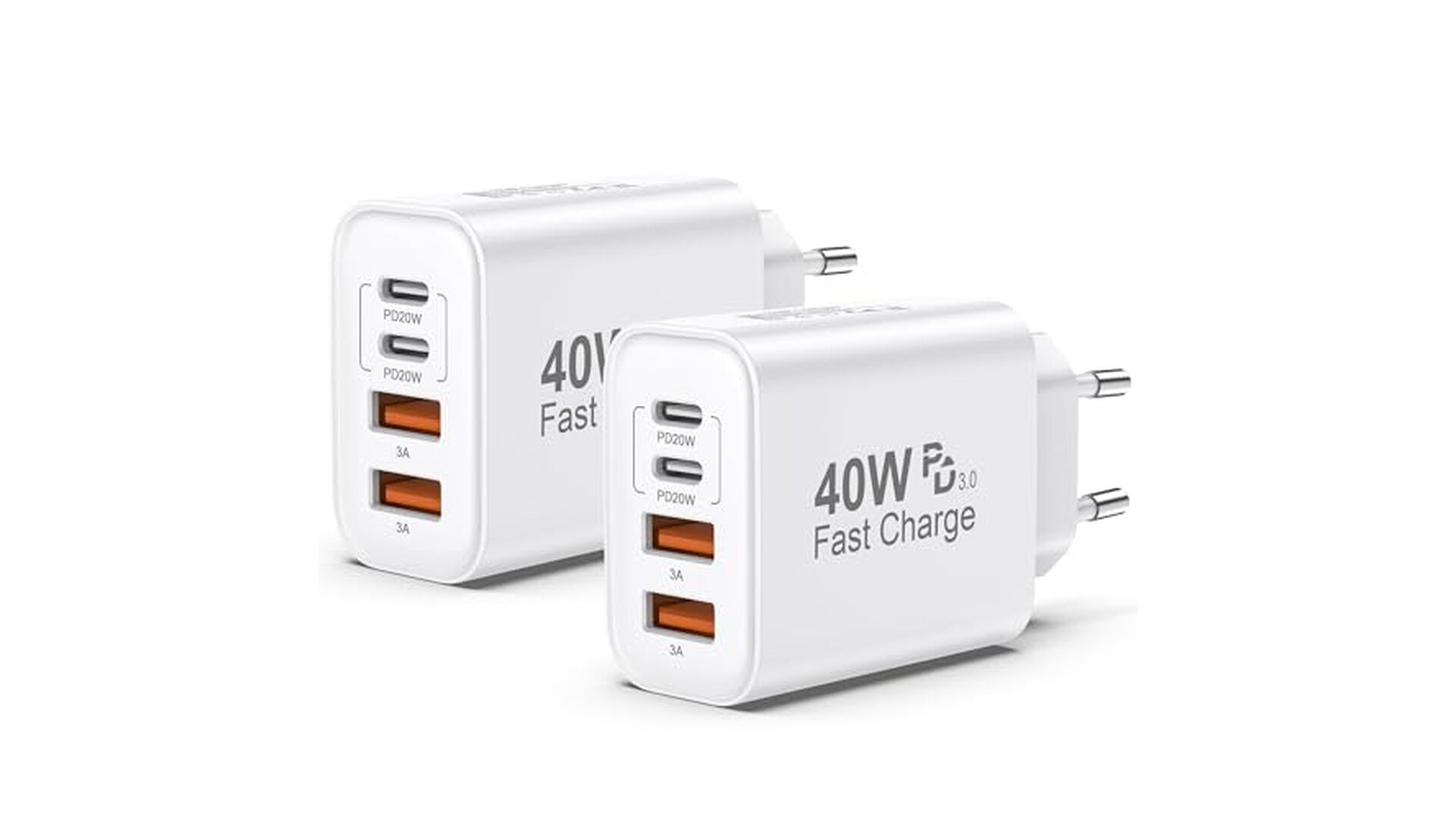 Caricatore USB-C BSTOEM 40W con 4 Porte