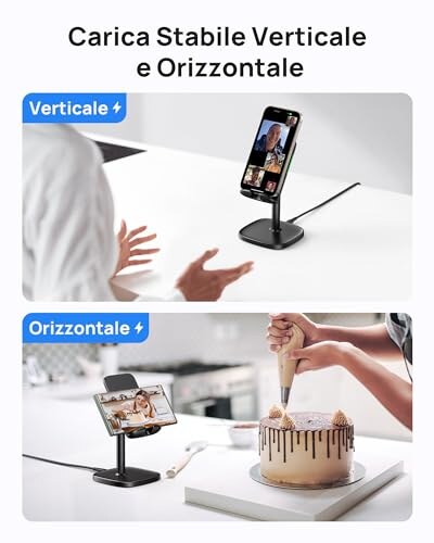 Caricatore Wireless INIU 15W per iPhone e Samsung - immagine 3