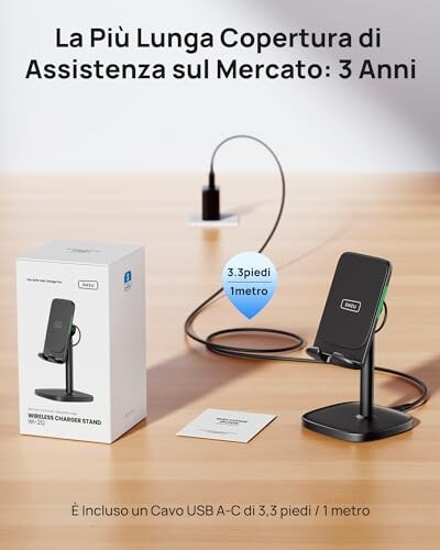 Caricatore Wireless INIU 15W per iPhone e Samsung - immagine 6