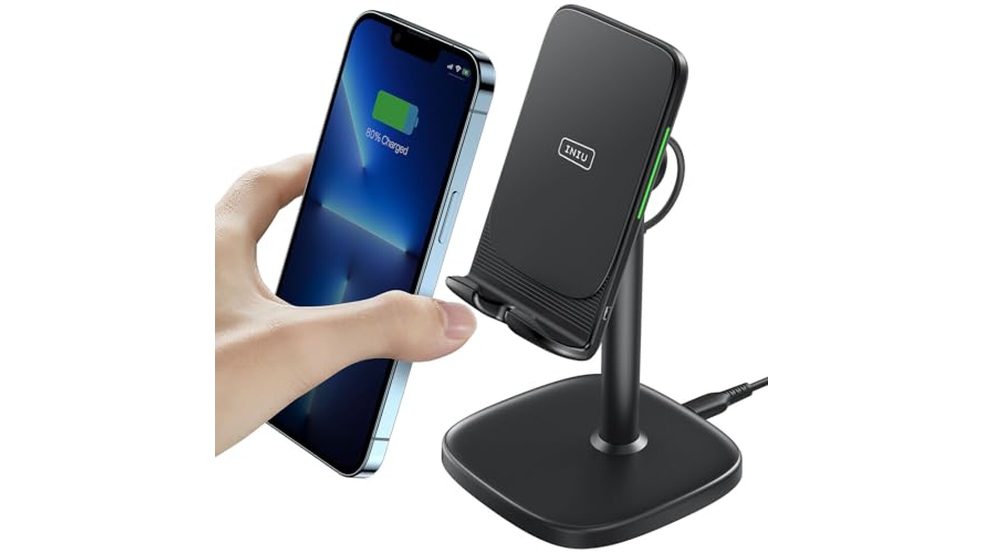 Caricatore Wireless INIU 15W per iPhone e Samsung