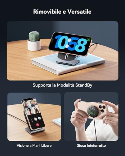 Caricatore Wireless INIU 2 in 1 15W per iPhone e AirPods - immagine 4