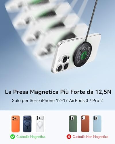 Caricatore Wireless Magnetico INIU 15W - immagine 4