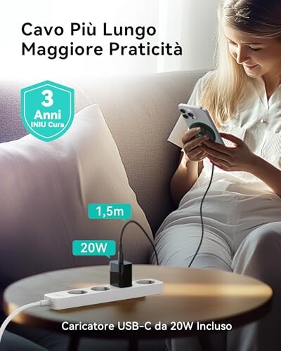 Caricatore Wireless Magnetico INIU 15W - immagine 6