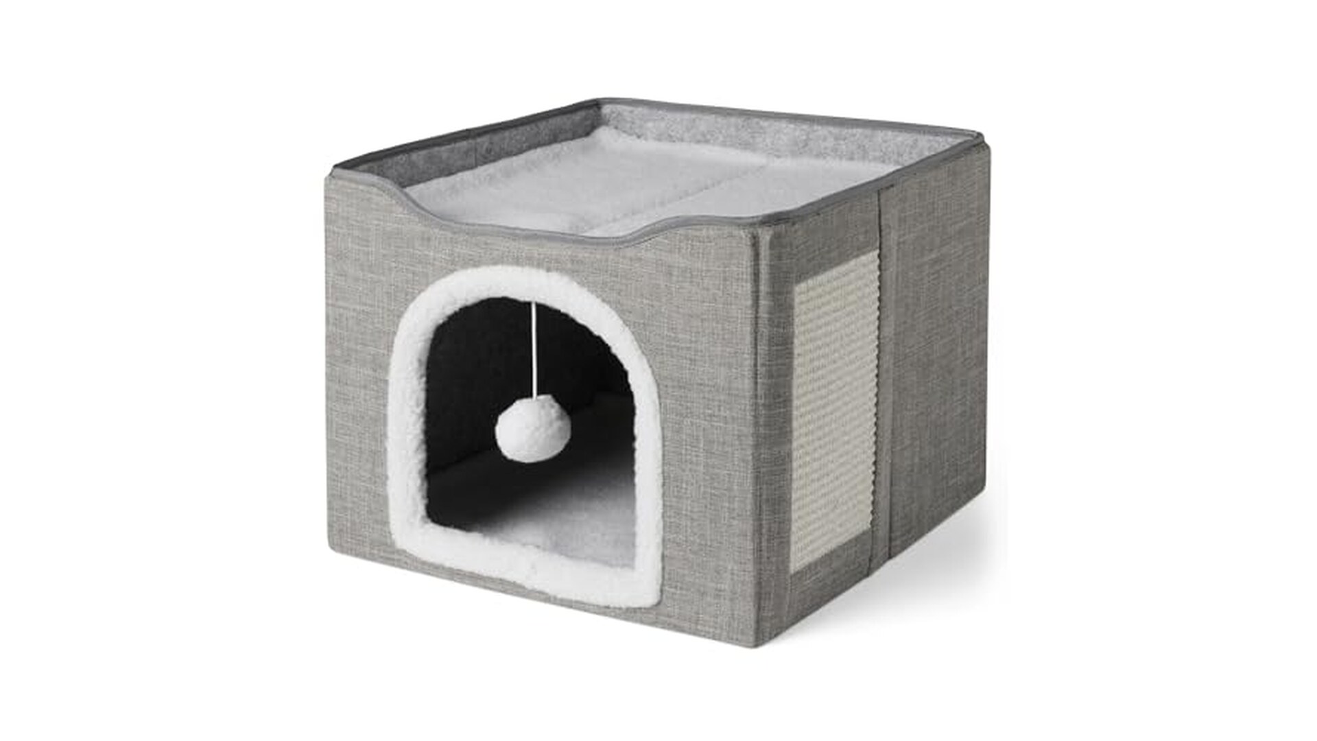 Casetta per Gatti Pieghevole Amazon Basics