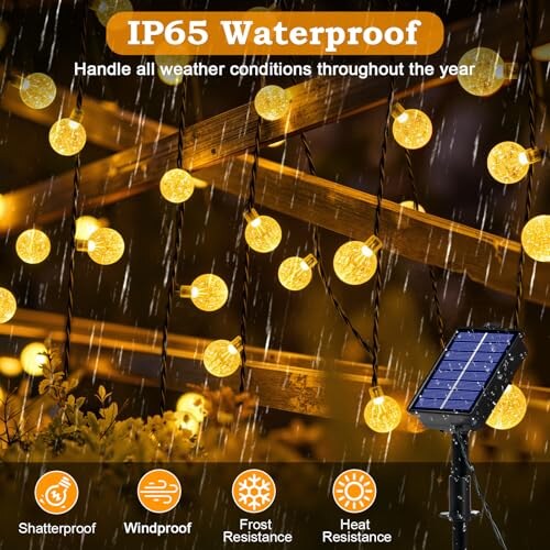 Catena Luminosa Solare 60 LED Realky - immagine 3
