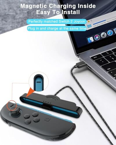 Cavo Ricarica Joycon Switch Magnetico - immagine 2