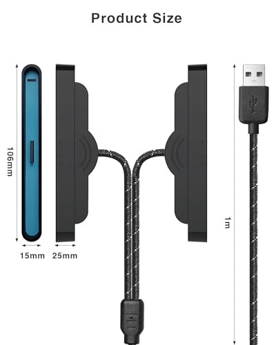 Cavo Ricarica Joycon Switch Magnetico - immagine 6