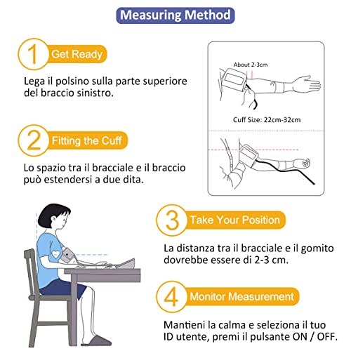 CAZON Misuratore Pressione Sanguigna da Braccio - immagine 6
