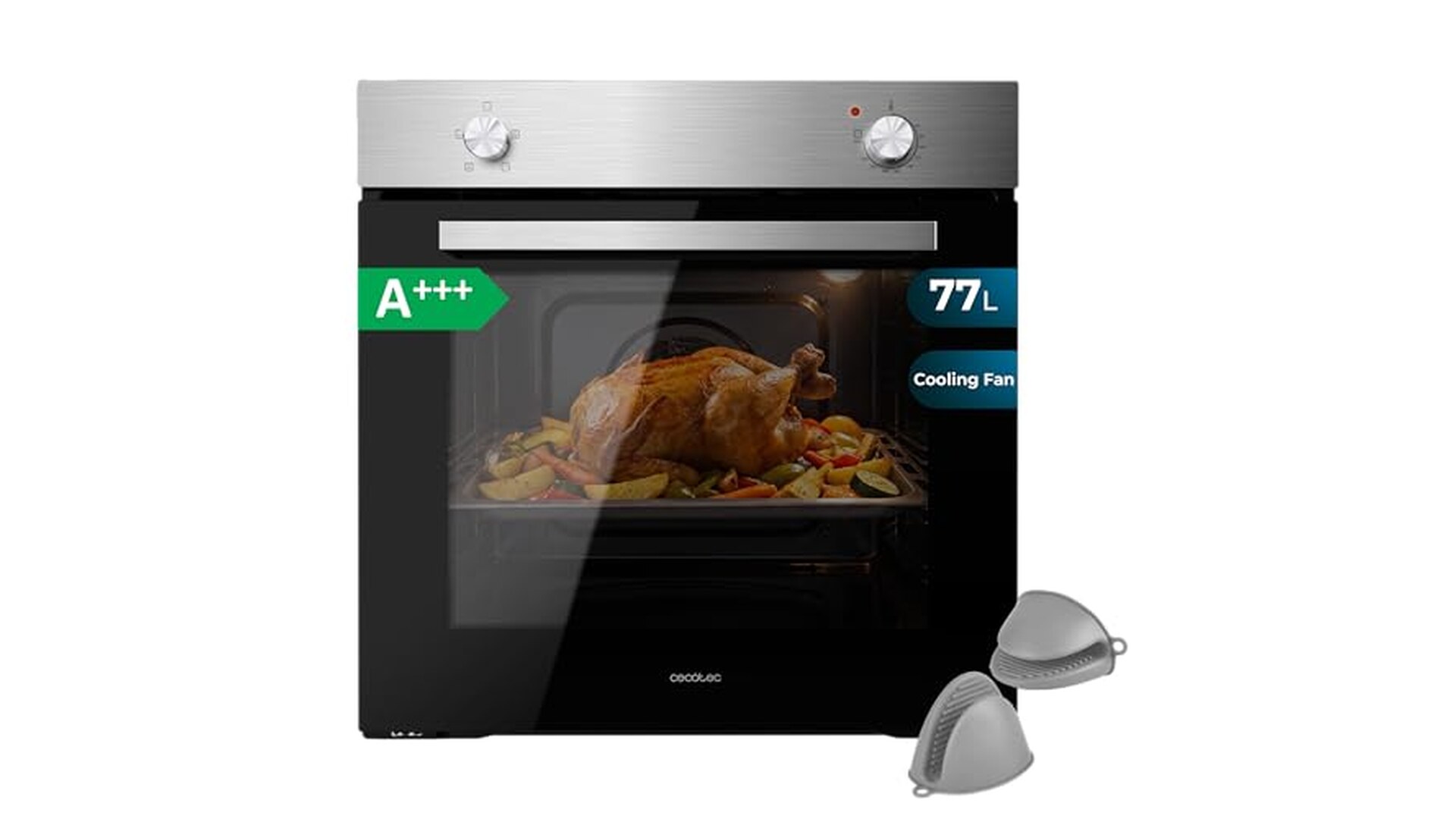 Cecotec Forno da Incasso 77L Bolero Hexa Inox
