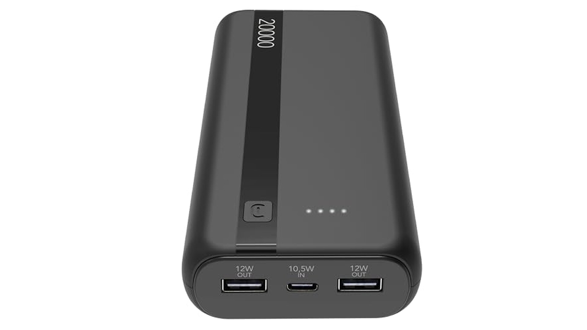 Cellularline Power Bank 20000mAh con LED Indicatori