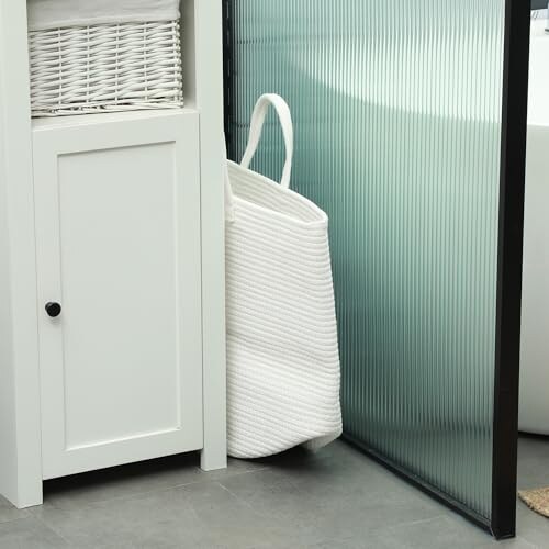 Cesto Portabiancheria Pieghevole HOMCOM 36L - immagine 5