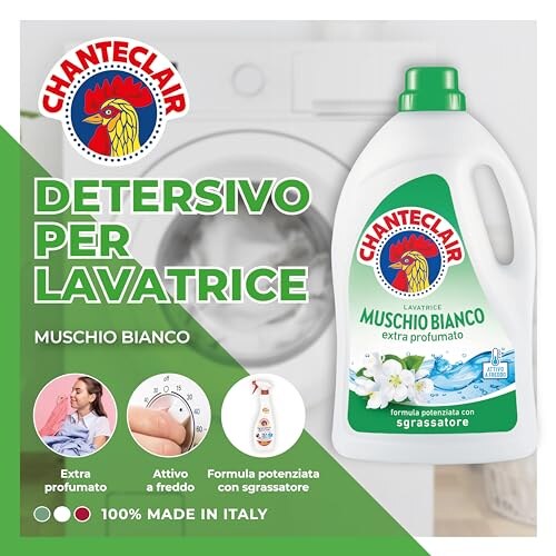 Chanteclair Detersivo Lavatrice Muschio Bianco - immagine 2
