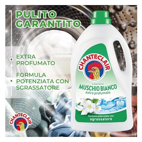 Chanteclair Detersivo Lavatrice Muschio Bianco - immagine 3