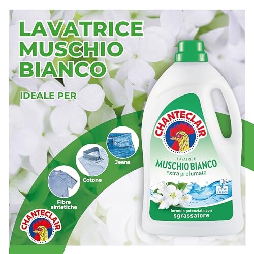 Chanteclair Detersivo Lavatrice Muschio Bianco - immagine 7