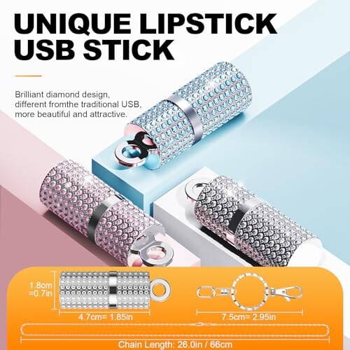 Chiavetta USB Unic 16GB Design Rossetto - immagine 4
