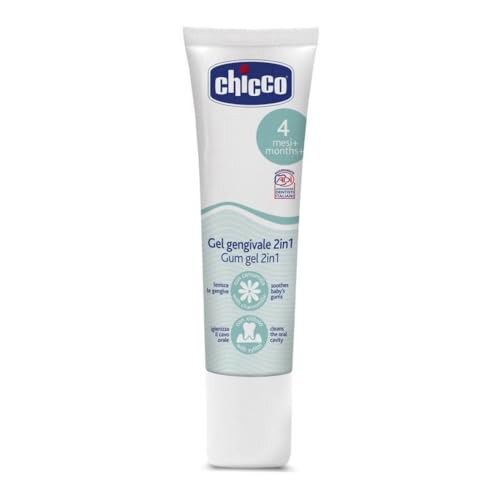 Chicco Gel Gengivale 2 in 1 Antibatterico e Lenitivo - immagine 1
