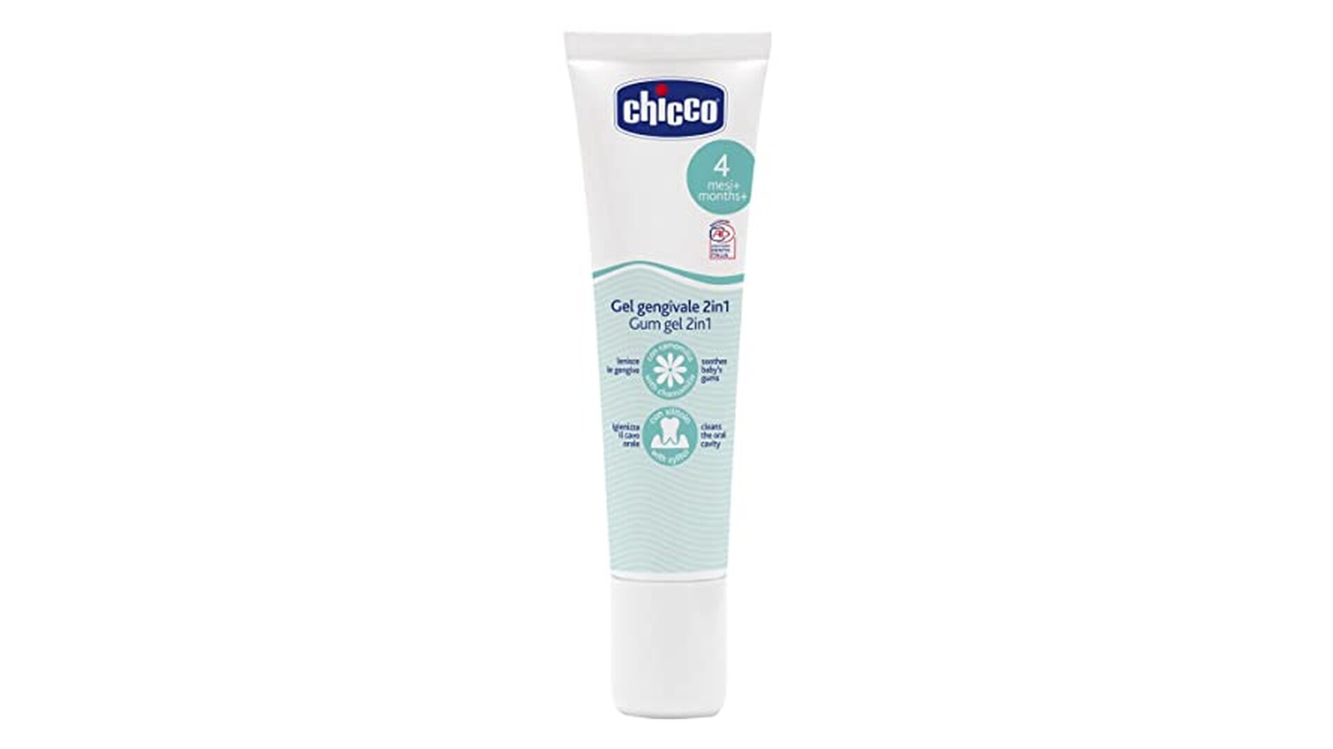 Chicco Gel Gengivale 2 in 1 Antibatterico e Lenitivo